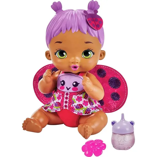 Mattel My Garden Baby miminko fialová beruška 30 cm