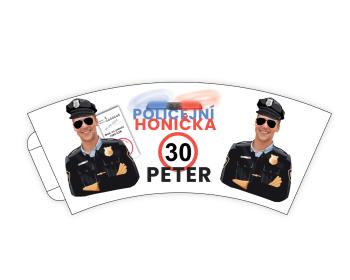 Personal Personalizované papírové kelímky 6 ks - Policejní oslava