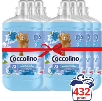 Öblítő COCCOLINO Blue Splash 6 × 1,8 l (432 mosás)