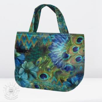 Dekorační látka BAG Peacock design panel