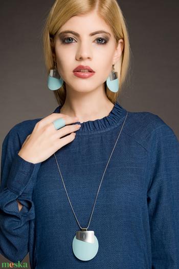 SAGA PASTELL BLUE fülbevaló