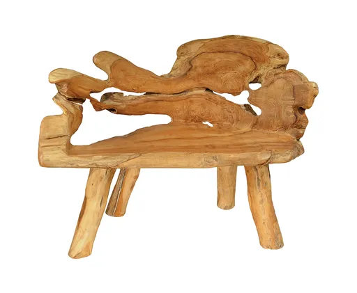 DEOKORK Teaková lavice ROOT IV