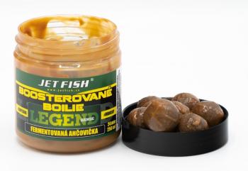 Jet fish boosterované boilie legend range fermentovaná ančovička 250 ml - 20 mm