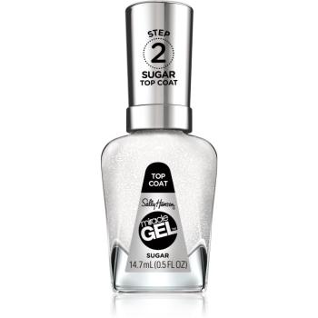 Sally Hansen Miracle Gel™ vrchní lak na nehty pro třpytivý lesk odstín 103 Sugar 14,7 ml