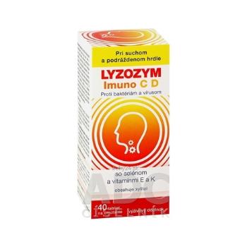 LYZOZYM IMUNO C + D SO SELÉNOM A VITAMÍNMI E + K 40tbl