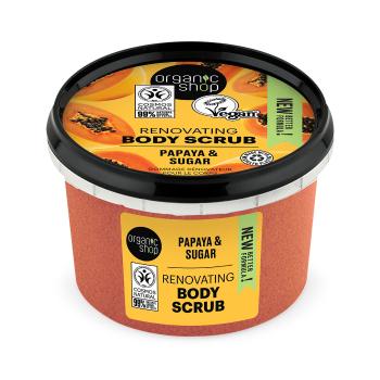 Organic Shop Tělový peeling Organic Papaya & Sugar (Body Scrub) 250 ml