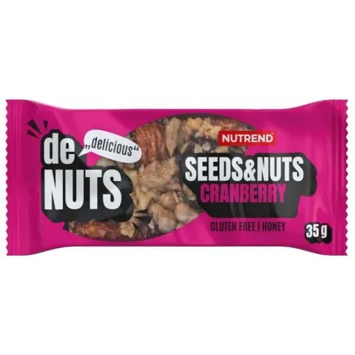 Nutrend DENUTS SEEDS+NUTS 35 G BRUSINKA Energetická tyčinka, , velikost 35 G