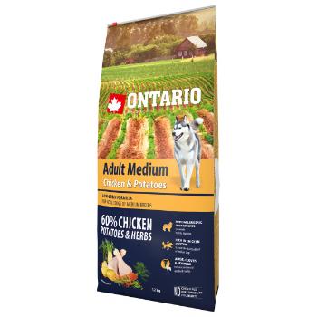 Ontario Adult Medium Chicken & Potatoes 12kg