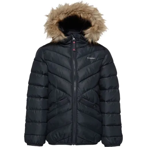 LOAP INVOLFA Dětská zimní bunda, tmavě modrá, velikost 146-152