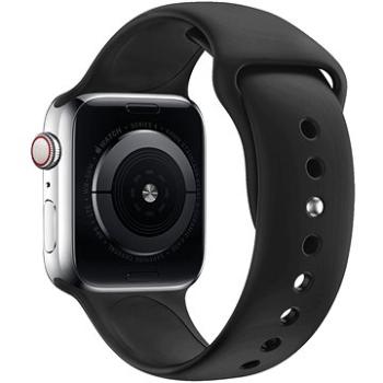 Eternico Essential pro Apple Watch 42mm / 44mm / 45mm / Ultra 49mm solid black velikost M-L (APW-AWESSBKL-42)