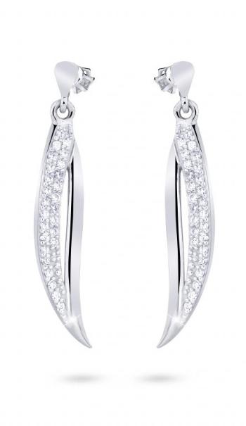 Cutie Diamonds Nádherné náušnice z bílého zlata s diamanty DZ8046-30-00-X-2