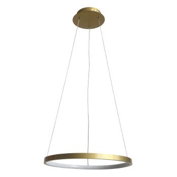 Candellux Zlaté LED závěsné svítidlo Lune kulaté 40cm 25W 31-76120