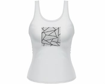 Dámské tílko Tank Top Vzor Kubistická geometrie