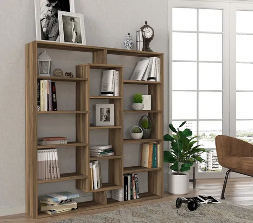 Knihovna Ample - Walnut