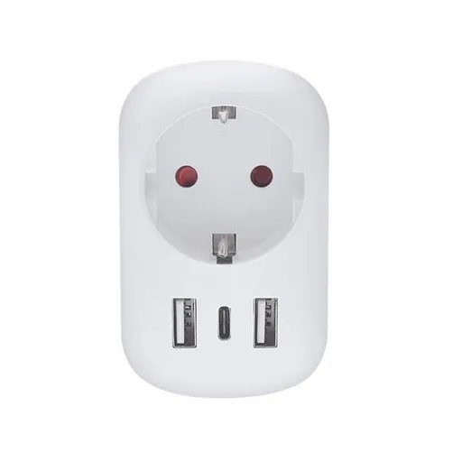 Solight PA03USA Cestovní adaptér USA USB A+C pro použití ve Spojených státech, typ B