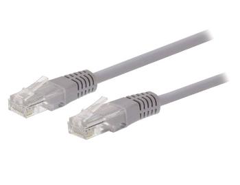 Kabel C-TECH CB-PP5-25 patchcord Cat5e, UTP, šedý, 25m