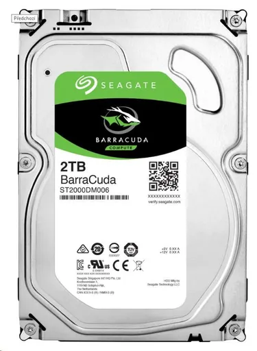 SEAGATE HDD BARRACUDA 2TB SATA 7200rpm