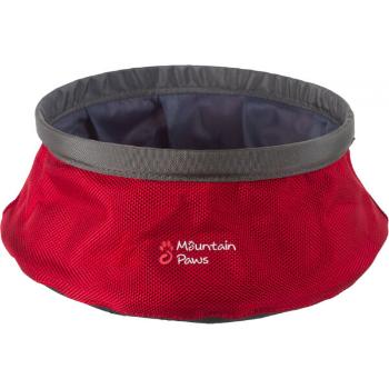 MOUNTAINPAWS LARGE DOG WATER BOWL Skládací miska pro psy, červená, velikost