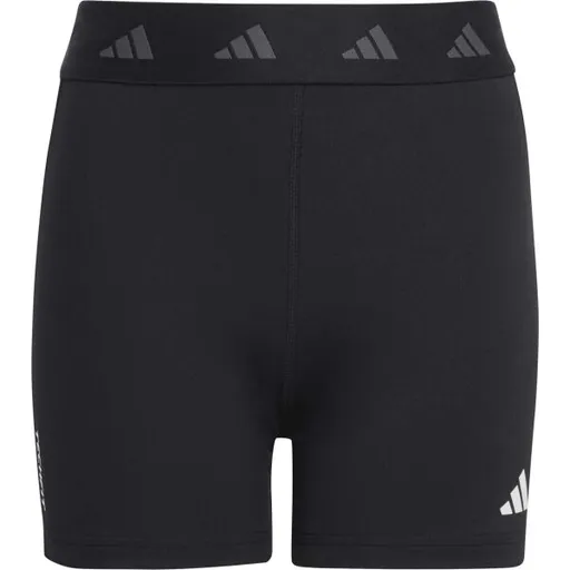 adidas TECHFIT SHORT KIDS Dívčí krátké legíny, černá, velikost