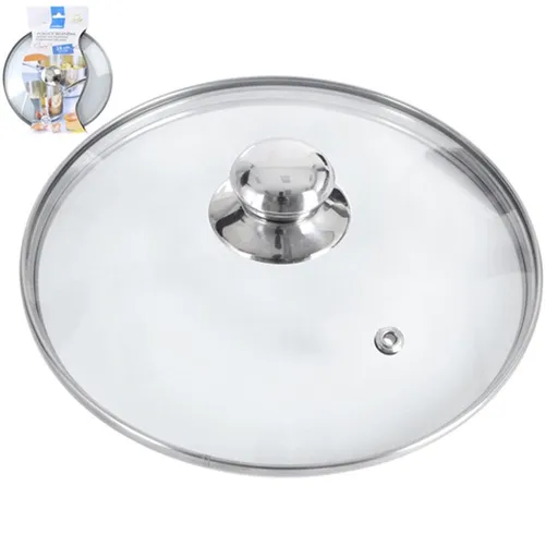 Poklice skleněná pr. 30 cm nerez úchyt - ORION