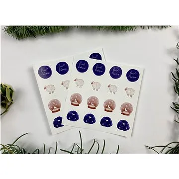 Be Nice vánoční samolepky - Nebeské (32 ks) (SAMONE)