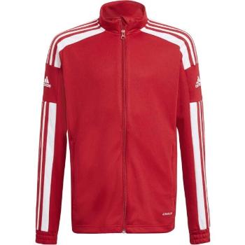 adidas SQUADRA 21 JACKET Chlapecká fotbalová mikina, červená, velikost