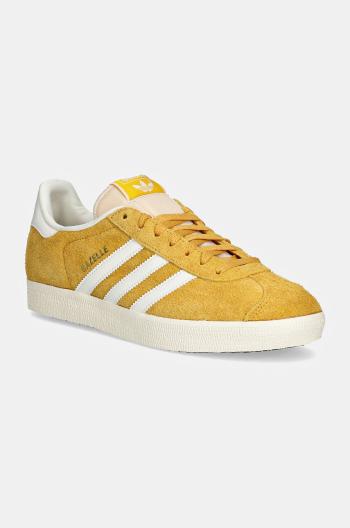 Semišové sneakers boty adidas Originals Gazelle žlutá barva, IF9654