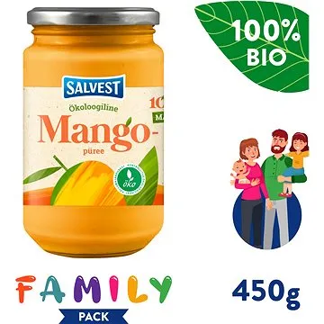 SALVEST Family BIO Mango 100% (450 g) (4740073075753)