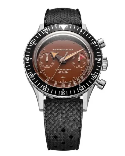 Nivada Grenchen Chronomaster Tropical 41mm - Rubber tropic
