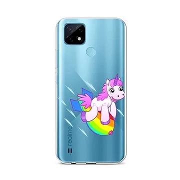 TopQ Realme C21 silikon Flying Unicorn 66845 (Sun-66845)