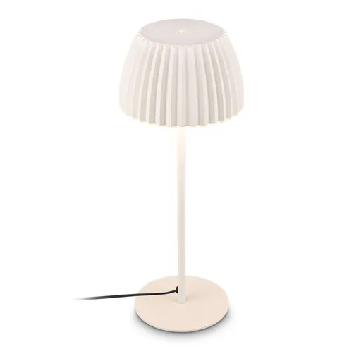 BRILONER Loca stolní lampa - 8W, 800lm, LED, dotykový vypínač, stmívatelná, teplá bílá, starobílá 7625016