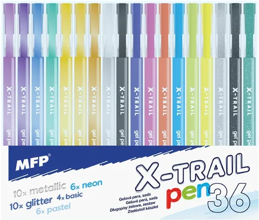 Gelové pero set BS 36ks