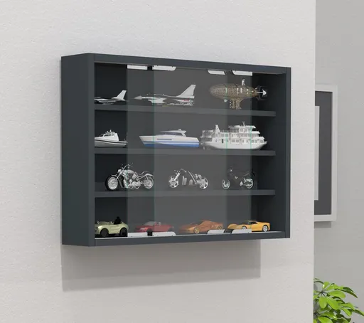VCM Nástěnná vitrína Agisa M, antracitová