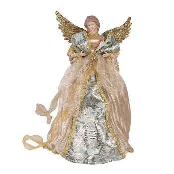 Dekorace socha Anděl ve zdobných šatech Angel Chris - 26*16*43 cm 65218