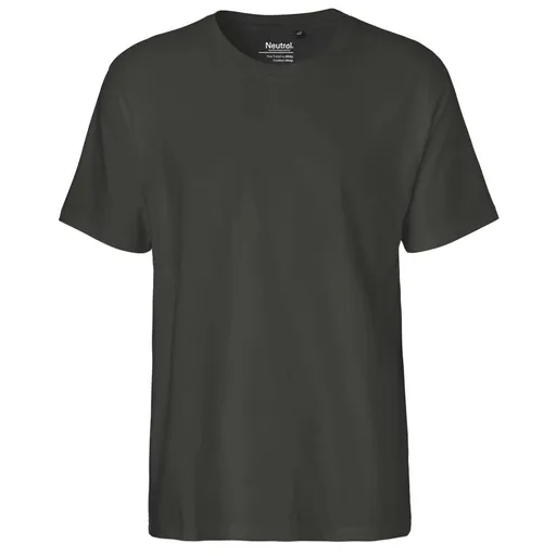 Neutral Pánské tričko Classic z organické Fairtrade bavlny - Uhlová | 2XL
