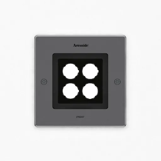 Artemide Ego 150 Flat pochozí ocel 38d 3000K čtverec T40011WFLW00