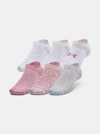 Under Armour UA Essential No Show Ponožky 6 párů Růžová