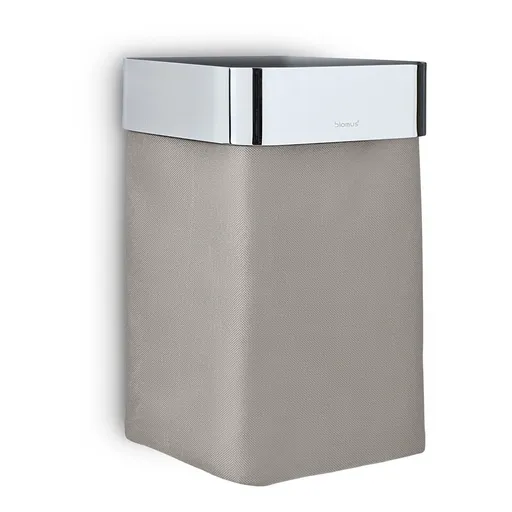 Nástěnný koš na ručníky NEXIO leštěný taupe Blomus