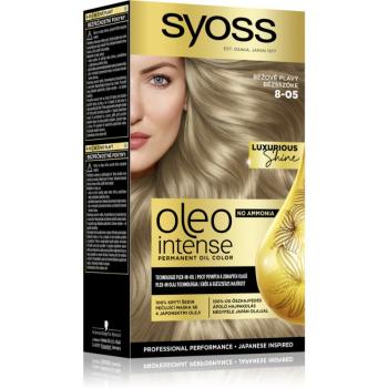 Syoss Oleo Intense permanentní barva na vlasy s olejem odstín 8-05 Béžově plavý 2x50 ml