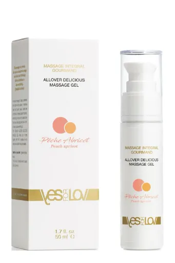 YESforLOV Lubrikační gel ALLOVER broskvový