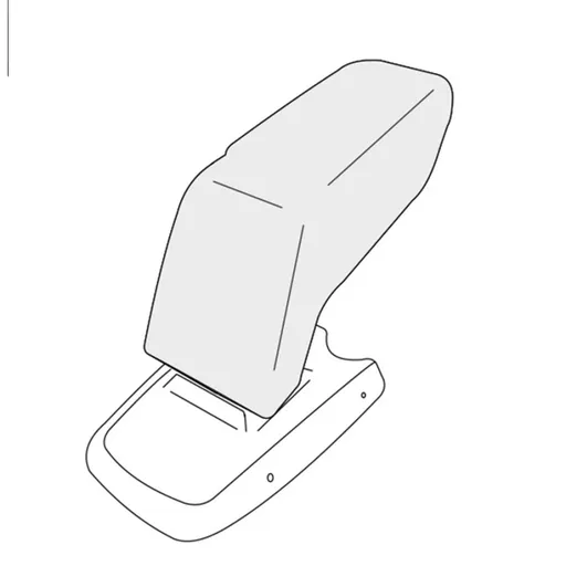 Loketní opěrka Nissan Juke 2020- (pouze adaptér)