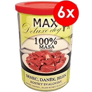 MAX deluxe srnec, daněk, jelen 400 g, 6 ks (8594025082797)