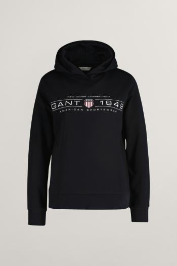 MIKINA GANT REG SHIELD HOODIE BLACK