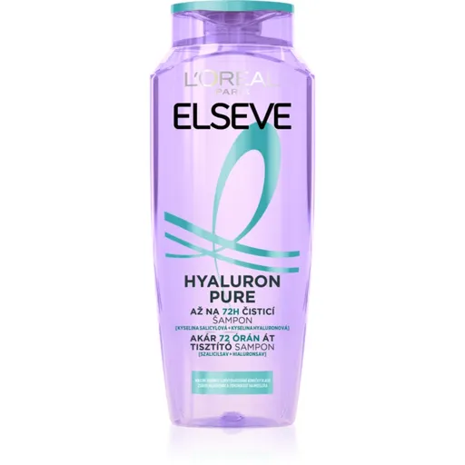 L’Oréal Paris Elseve Hyaluron Pure hydratační šampon pro mastnou vlasovou pokožku a suché konečky 400 ml