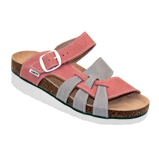 SANTÉ Dámské pantofle N/240/9/37/17/H/K/BP Růžová v. 37