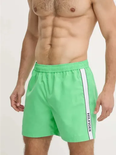 Tommy Hilfiger pánské zelené plavky UM0UM03213 XL