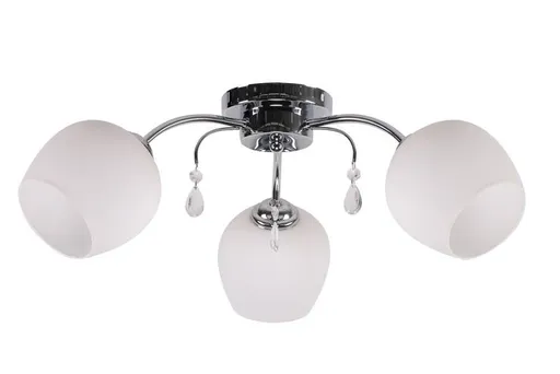 Stropní lampa Zachera 3x40W E27 bílá