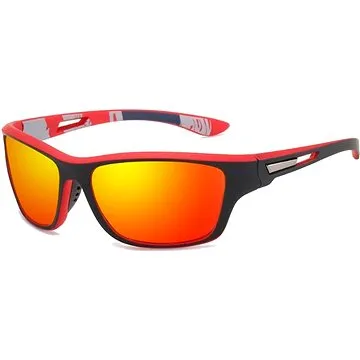 VeyRey Polarizační sluneční brýle sportovní Gustav červené (75627)