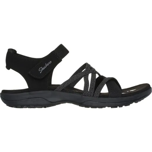 Skechers REGGAE SLIM - MEADOW GRAZER Dámské sandály, černá, velikost