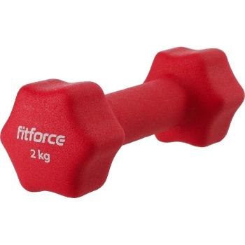 Fitforce FDBN 2 KG Jednoruční činka, červená, velikost